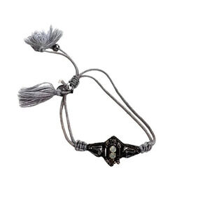 Deepa Gurnani Rhinestone Crystal Cord Adjustable Bracelet